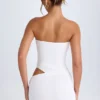Damia Cut-Out Bandeau-miniklänning i vitt Damia Cut-Out Bandeau-miniklänning i vitt