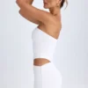 Damia Cut-Out Bandeau-miniklänning i vitt Damia Cut-Out Bandeau-miniklänning i vitt