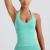 Define Luxe halterneck-linne i mint Define Luxe halterneck-linne i mint