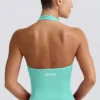 Define Luxe halterneck-linne i mint Define Luxe halterneck-linne i mint