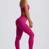 Define Luxe högmidjade leggings i Berry Define Luxe högmidjade leggings i Berry