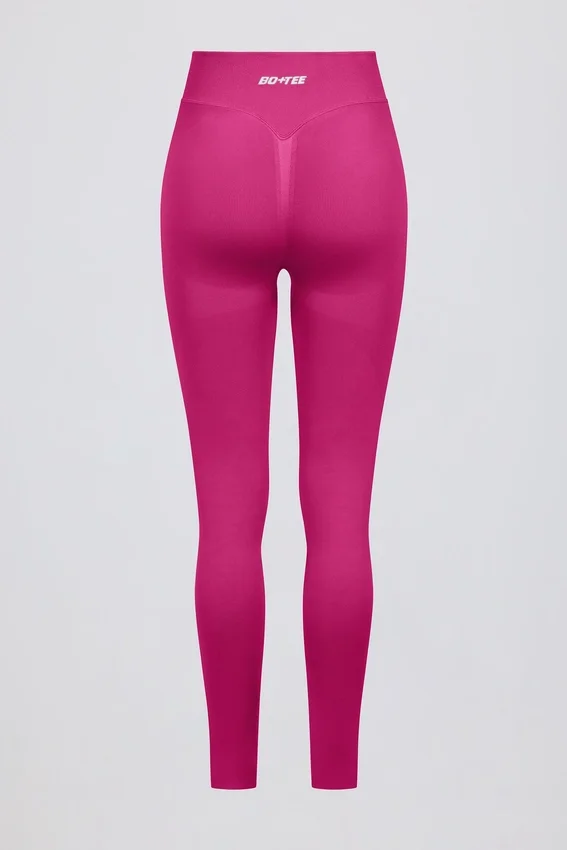 Define Luxe högmidjade leggings i Berry Define Luxe högmidjade leggings i Berry