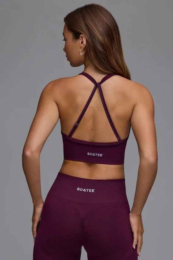 Define Luxe Multiway-sport-BH i färgen Grape Define Luxe Multiway-sport-BH i färgen Grape