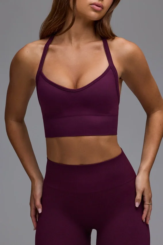 Define Luxe Multiway-sport-BH i färgen Grape Define Luxe Multiway-sport-BH i färgen Grape