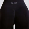 Define Luxe-shorts med hög midja i svart Define Luxe-shorts med hög midja i svart