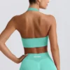 Define Luxe sport-BH med halterneck i mint Define Luxe sport-BH med halterneck i mint