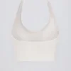 Define Luxe sport-BH med halterneck i vitt Define Luxe sport-BH med halterneck i vitt