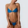 Delray Ruched Thong Bikinibyxor i Ocean Blue Delray Ruched Thong Bikinibyxor i Ocean Blue