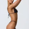 Delray Ruched Thong Bikinibyxor i svart Delray Ruched Thong Bikinibyxor i svart