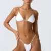 Delray rynkad stringbikinibyxor i vitt Delray rynkad stringbikinibyxor i vitt