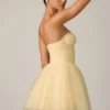 Dottie Tulle Corset Miniklänning i gult Dottie Tulle Corset Miniklänning i gult