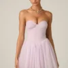 Dottie Tulle Corset Miniklänning i Lilac Dottie Tulle Corset Miniklänning i Lilac
