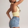 Drew Modal Halterneck Top i Lemon Sherbet Drew Modal Halterneck Top i Lemon Sherbet