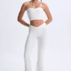 Edie Modal Twist-Front Bandeau Top i vitt Edie Modal Twist-Front Bandeau Top i vitt