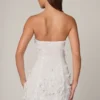 Edita Embellished Bandeau A-line Miniklänning i vitt Edita Embellished Bandeau A-line Miniklänning i vitt