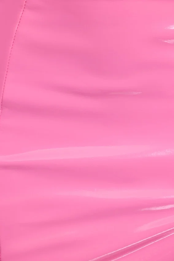 Estelle vinyl-bralette med bygel i rosa Estelle vinyl-bralette med bygel i rosa