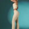 Fallon Petite Embellished Lace Low Rise Trousers i Ivory Fallon Petite Embellished Lace Low Rise Trousers i Ivory