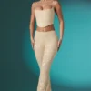 Fallon Petite Embellished Lace Low Rise Trousers i Ivory Fallon Petite Embellished Lace Low Rise Trousers i Ivory