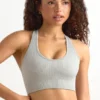 FlexiRib Racerback-sport-BH i grått FlexiRib Racerback-sport-BH i grått
