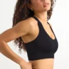 FlexiRib Racerback Sports Bra i svart FlexiRib Racerback Sports Bra i svart