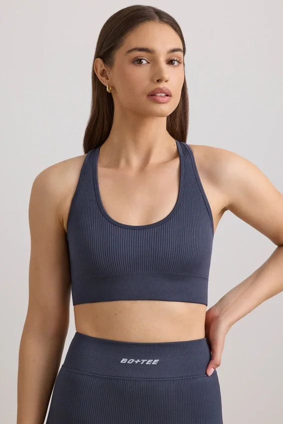FlexiRib-sport-BH med racerrygg i indigo-skiffer FlexiRib-sport-BH med racerrygg i indigo-skiffer