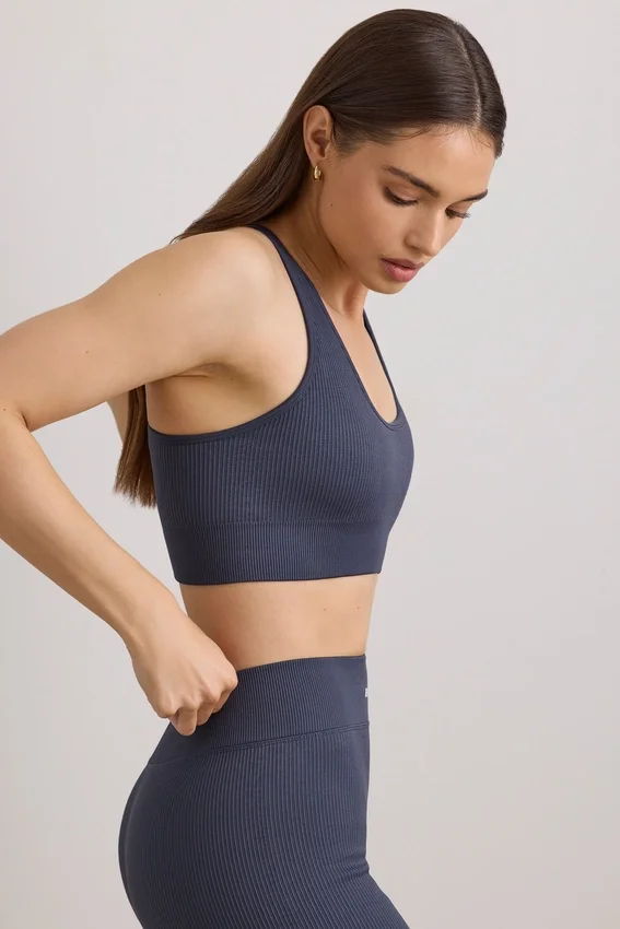 FlexiRib-sport-BH med racerrygg i indigo-skiffer FlexiRib-sport-BH med racerrygg i indigo-skiffer