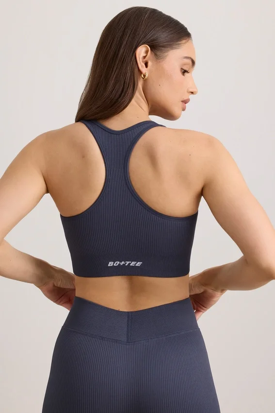 FlexiRib-sport-BH med racerrygg i indigo-skiffer FlexiRib-sport-BH med racerrygg i indigo-skiffer