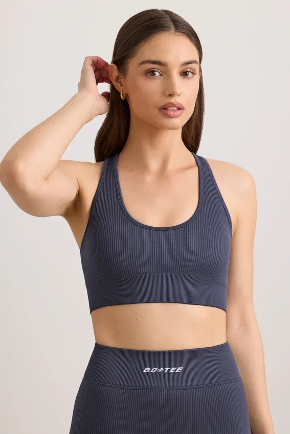 FlexiRib-sport-BH med racerrygg i indigo-skiffer FlexiRib-sport-BH med racerrygg i indigo-skiffer