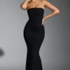 Florentina Embellished Corset Gown i svart Florentina Embellished Corset Gown i svart