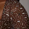 Guilia genomskinlig, dekorerad kort topp med långa ärmar i Deep Cocoa Guilia genomskinlig, dekorerad kort topp med långa ärmar i Deep Cocoa
