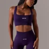 Högmidjade Super Sculpt-cykelshorts i lila Högmidjade Super Sculpt-cykelshorts i lila