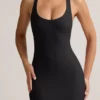 Imelda Modal Racerback Maxi Klänning i svart Imelda Modal Racerback Maxi Klänning i svart
