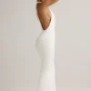 Imelda Modal Racerback Maxi Klänning i vitt Imelda Modal Racerback Maxi Klänning i vitt