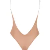Intimates Bodys i mjuk mesh med osynliga axelband och string i Warm Peach Intimates Bodys i mjuk mesh med osynliga axelband och string i Warm Peach
