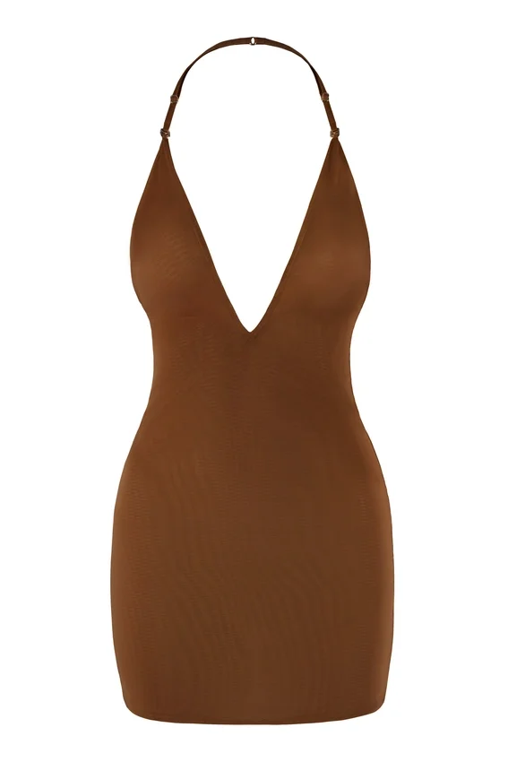 Intimates Intimates Soft Mesh Multiway Miniklänning i Chestnut Intimates Intimates Soft Mesh Multiway Miniklänning i Chestnut