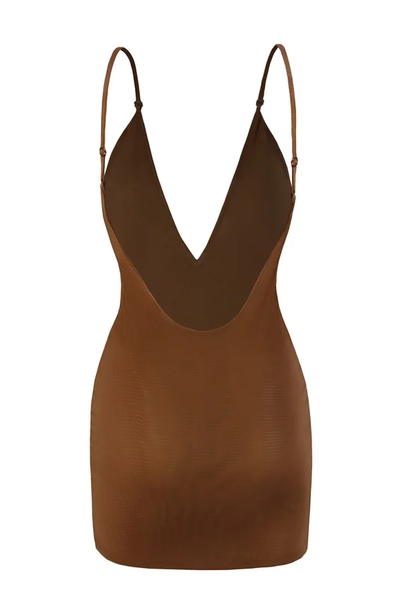 Intimates Intimates Soft Mesh Multiway Miniklänning i Chestnut Intimates Intimates Soft Mesh Multiway Miniklänning i Chestnut