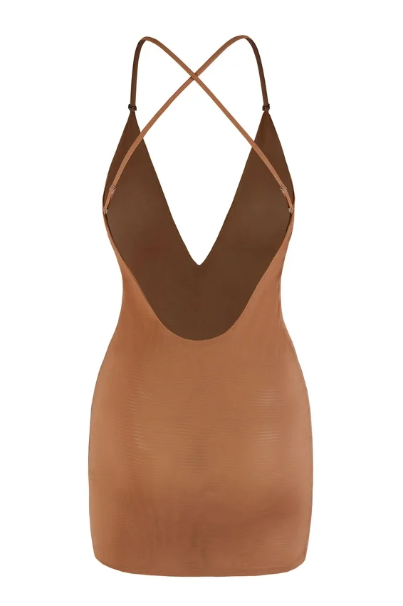 Intimates Intimates Soft Mesh Multiway Miniklänning i Honey Intimates Intimates Soft Mesh Multiway Miniklänning i Honey