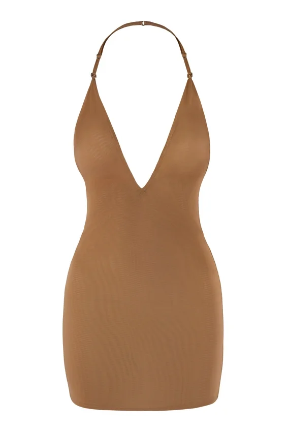 Intimates Intimates Soft Mesh Multiway-miniklänning i mandel Intimates Intimates Soft Mesh Multiway-miniklänning i mandel