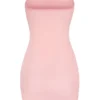 Intimates mjuk, genomskinlig bandeau-miniklänning i rosa Intimates mjuk, genomskinlig bandeau-miniklänning i rosa