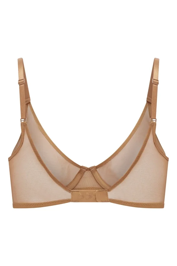 Intimates mjuk mesh-bh med bygel i ett lager i mandel Intimates mjuk mesh-bh med bygel i ett lager i mandel