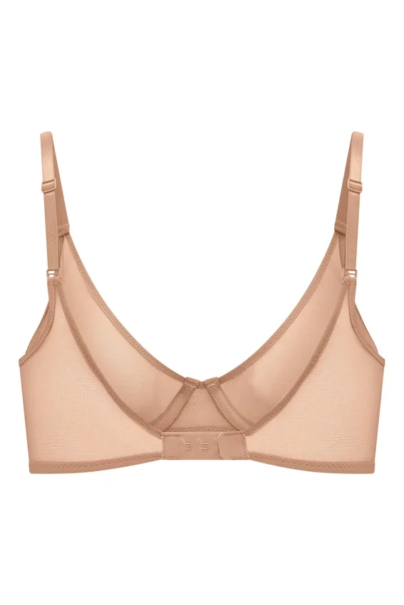 Intimates mjuk mesh-bh med bygel i ett lager i varm persika Intimates mjuk mesh-bh med bygel i ett lager i varm persika