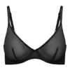 Intimates mjuk mesh-bh med bygel i svart Intimates mjuk mesh-bh med bygel i svart