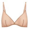 Intimates mjuk mesh-bh med triangeltopp i ett lager i varm persika Intimates mjuk mesh-bh med triangeltopp i ett lager i varm persika