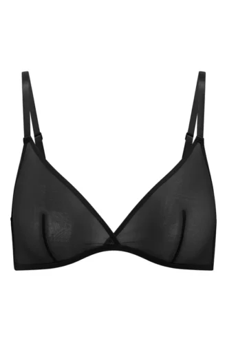 Intimates mjuk mesh-bh med triangeltopp i svart Intimates mjuk mesh-bh med triangeltopp i svart