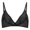 Intimates mjuk mesh-bh med triangeltopp i svart Intimates mjuk mesh-bh med triangeltopp i svart