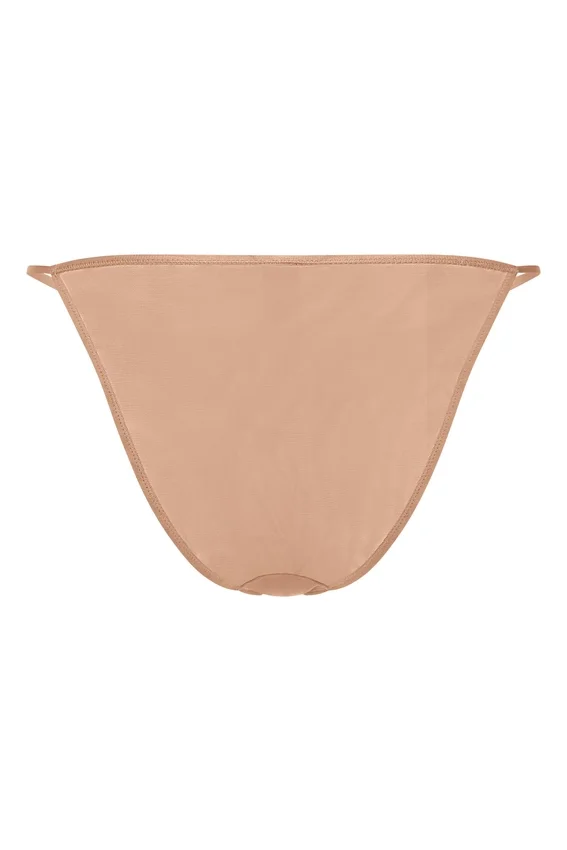 Intimates mjuk mesh-stringbikini i varm persika Intimates mjuk mesh-stringbikini i varm persika