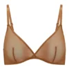 Intimates mjuk mesh-triangel-BH i ett lager i färgen Almond Intimates mjuk mesh-triangel-BH i ett lager i färgen Almond