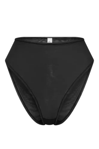 Intimates mjuk mesh-trosa med hög midja i svart Intimates mjuk mesh-trosa med hög midja i svart