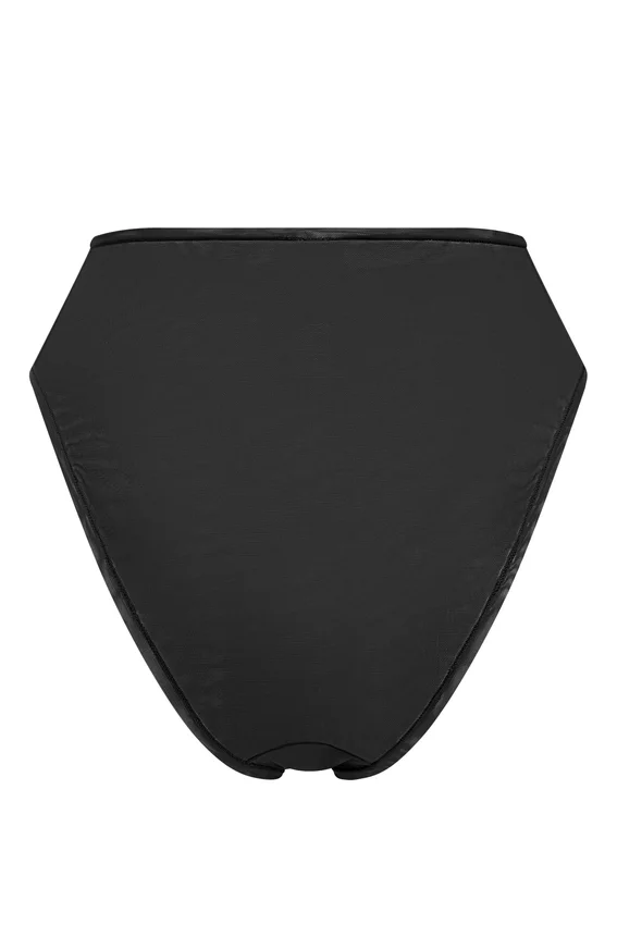 Intimates mjuk mesh-trosa med hög midja i svart Intimates mjuk mesh-trosa med hög midja i svart