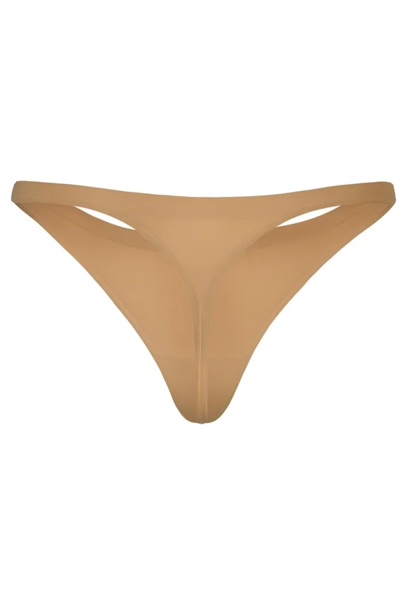 Intimates sömlös stickad string i karamell Intimates sömlös stickad string i karamell